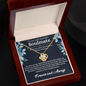 To My Soulmate Love knot Necklace, Best Gift For Soulmate, Perfect Anniversary, Birthday, Valentine Gift