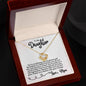 To My Daughter - You're My Greatest Gift - Love Knot Necklace