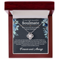 To My Soulmate Love knot Necklace, Best Gift For Soulmate, Perfect Anniversary, Birthday, Valentine Gift