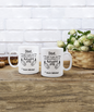 Awkward Hug Funny Dad White Coffee Mug, Father's Day Gifts
