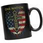 One Nation Under God Flag Cross Coffee Mug