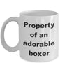 Property Of An Adorable Boxer Coffee Mug, Awesome Premium Quality Gift Idea