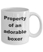 Property Of An Adorable Boxer Coffee Mug, Awesome Premium Quality Gift Idea
