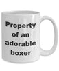 Property Of An Adorable Boxer Coffee Mug, Awesome Premium Quality Gift Idea