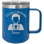 Team Groom Coffee Tumbler - Groomsmen Tumbler - Bachelor Party Tumbler - Wedding Day Tumbler - Best Man Gift - Team Groom Gift
