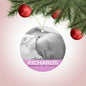 Personalized Baby Girl Photo Upload - Ceramic Round Ornament