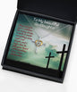 To My Beautiful Goddaughter Cross Dancing Necklace | Gift For Goddaughter | Birthday Gift | Christmas Gift | Christian Gifts