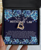 To The Best Mother-In-Law Heart Necklace | Gift For Mother-In-Law | Christmas Gift