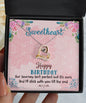 Sweetheart Love Heart Necklace | Gift For Girlfriend | Birthday Gift For Her