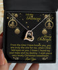 To My Fiancee Heart Necklace | Christmas Gift For Fiancee | Gift For Bride To Be