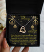 To My Fiancee Heart Necklace | Christmas Gift For Fiancee | Gift For Bride To Be