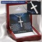 To My Grandson Personalized Cross Necklace | Gift For Grandson | Birthday Grandson | Gift From Grandma