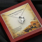 To My Beautiful Daughter Heart Necklace, Gifts For Daughter, Daughter Necklace Gift