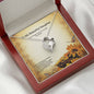 To My Beautiful Daughter Heart Necklace, Gifts For Daughter, Daughter Necklace Gift