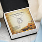 To My Beautiful Daughter Heart Necklace, Gifts For Daughter, Daughter Necklace Gift