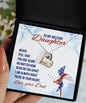 Military Daughter Heart Necklace | Gift For Daughter | Dad Daughter Gift | Jewelry For Daughter