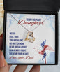 Military Daughter Heart Necklace | Gift For Daughter | Dad Daughter Gift | Jewelry For Daughter