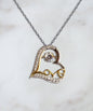 To My Wife Love Heart Necklace | Gift For Wife | Jewelry For Wife | Wife Christmas Gift