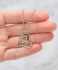 To My Wife Love Heart Necklace | Gift For Wife | Jewelry For Wife | Wife Christmas Gift