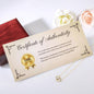 To The Best Mother-In-Law Connected Gold Hearts Necklace, Love Connection Gift For Mom, Gift For My Mother In Law This Christmas
