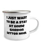 Unique Gordon Setter Dog Gifts, I Just Want To Be A Stay At Home Gordon Setter., Unique Idea Christmas 12oz Camper Mug Gifts For Dog Lovers