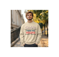 Load image into Gallery viewer, God is Greater Than the Highs and Lows Sweatshirt
