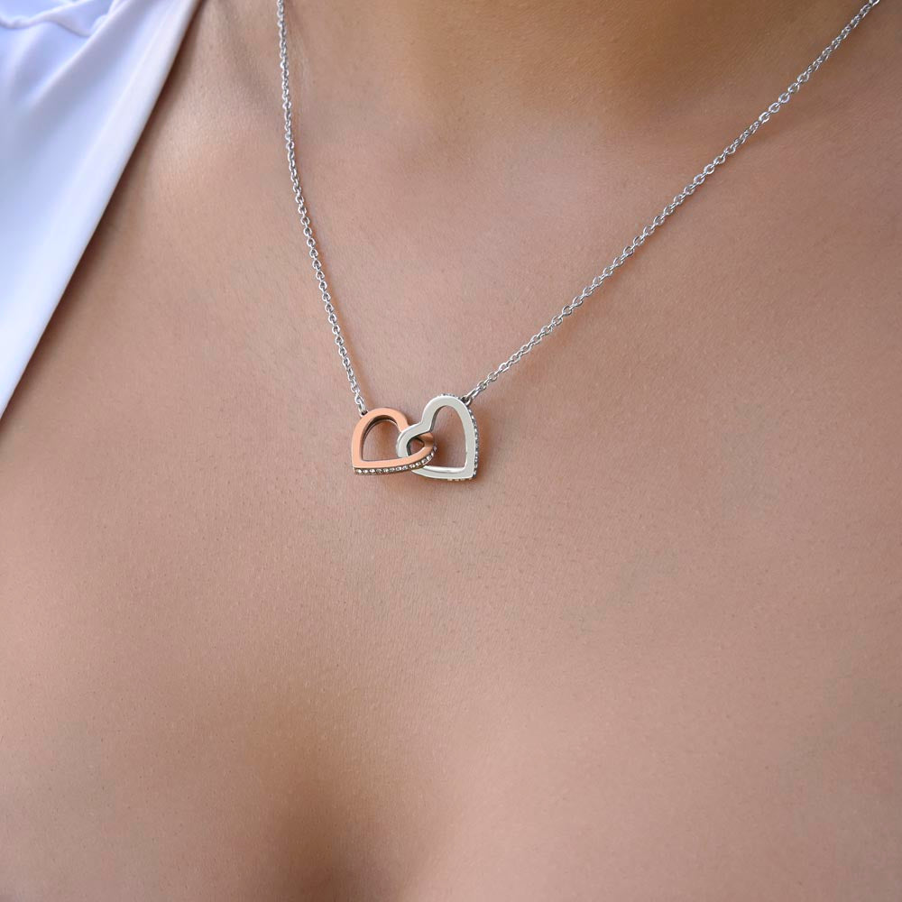 To My Badass Wife Necklace Gift for Wife Birthday Wife Anniversary Gold Heart Necklace