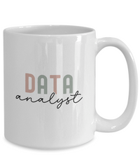 Load image into Gallery viewer, Data Analyst Novelty Gag Coffee Mug, Best Employee Gift Ideas from Boss
