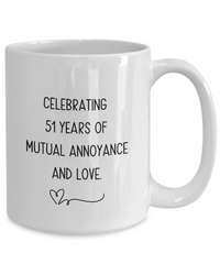 Load image into Gallery viewer, Celebrating 51 Years, 51st Anniversary for Husband or Wife, Funny Gag Novelty Gift Ideas for Anniversaries
