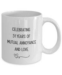 Load image into Gallery viewer, Celebrating 51 Years, 51st Anniversary for Husband or Wife, Funny Gag Novelty Gift Ideas for Anniversaries
