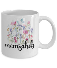 Load image into Gallery viewer, Memsahib Floral Design Coffee Mug, Memsahib Coffee Mug, Grandma Gift Ideas, Gift for Memsahib, Motherâ€™s Day Gift
