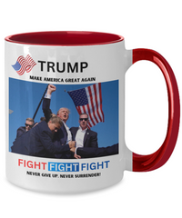 Load image into Gallery viewer, Trump Assassination Attempt Coffee Mug, Patriotic Gifts
