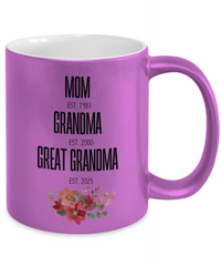 Load image into Gallery viewer, Personalized Ceramic Mug With Metallic Coating, Mother&#39;s Day Gifts
