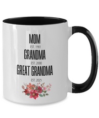 Load image into Gallery viewer, Personalized Two-Tone Coffee Mug, Mother&#39;s Day
