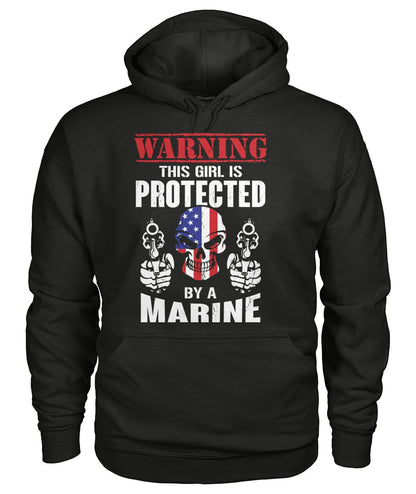 Warning This Girl is Protected by a Marine