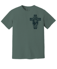 Load image into Gallery viewer, Floral Christian Cross Shirt, Religious Gifts
