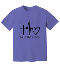 Load image into Gallery viewer, Faith Hope Love Shirt, Religious Gifts
