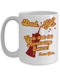 Load image into Gallery viewer, Awesome Funny Dad White Coffee Mug, Father&#39;s Day, Birthday Gifts
