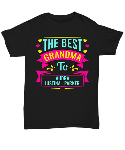 The Best Grandma Personalized Shirt