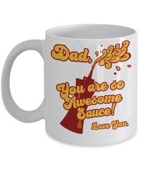 Load image into Gallery viewer, Awesome Funny Dad White Coffee Mug, Father&#39;s Day, Birthday Gifts
