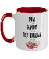 Load image into Gallery viewer, Personalized Two-Tone Coffee Mug, Mother&#39;s Day
