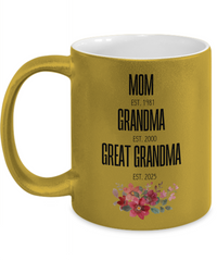Load image into Gallery viewer, Personalized Ceramic Mug With Metallic Coating, Mother&#39;s Day Gifts
