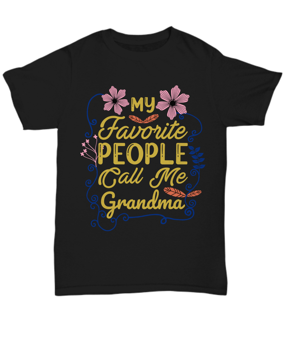 My Favorite People Personalized Grandma Shirt