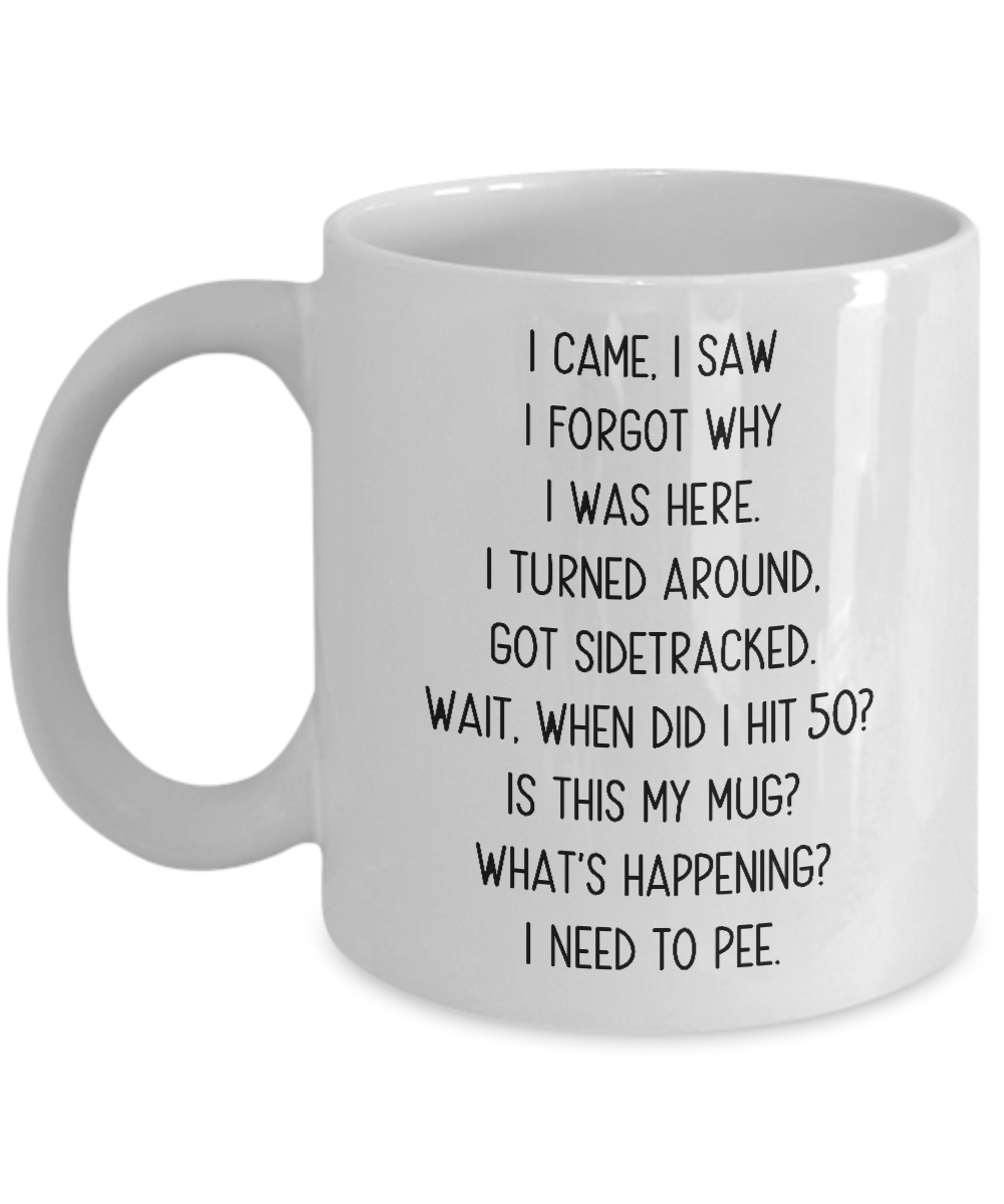 50 Years old Birthday Coffee Mug, Gift for 50th Birthday, Special Birthday Novelty Gag Present