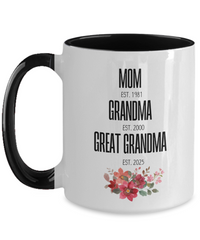 Load image into Gallery viewer, Personalized Two-Tone Coffee Mug, Mother&#39;s Day
