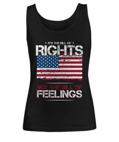 Bill Of Rights Women's Black Tank Top