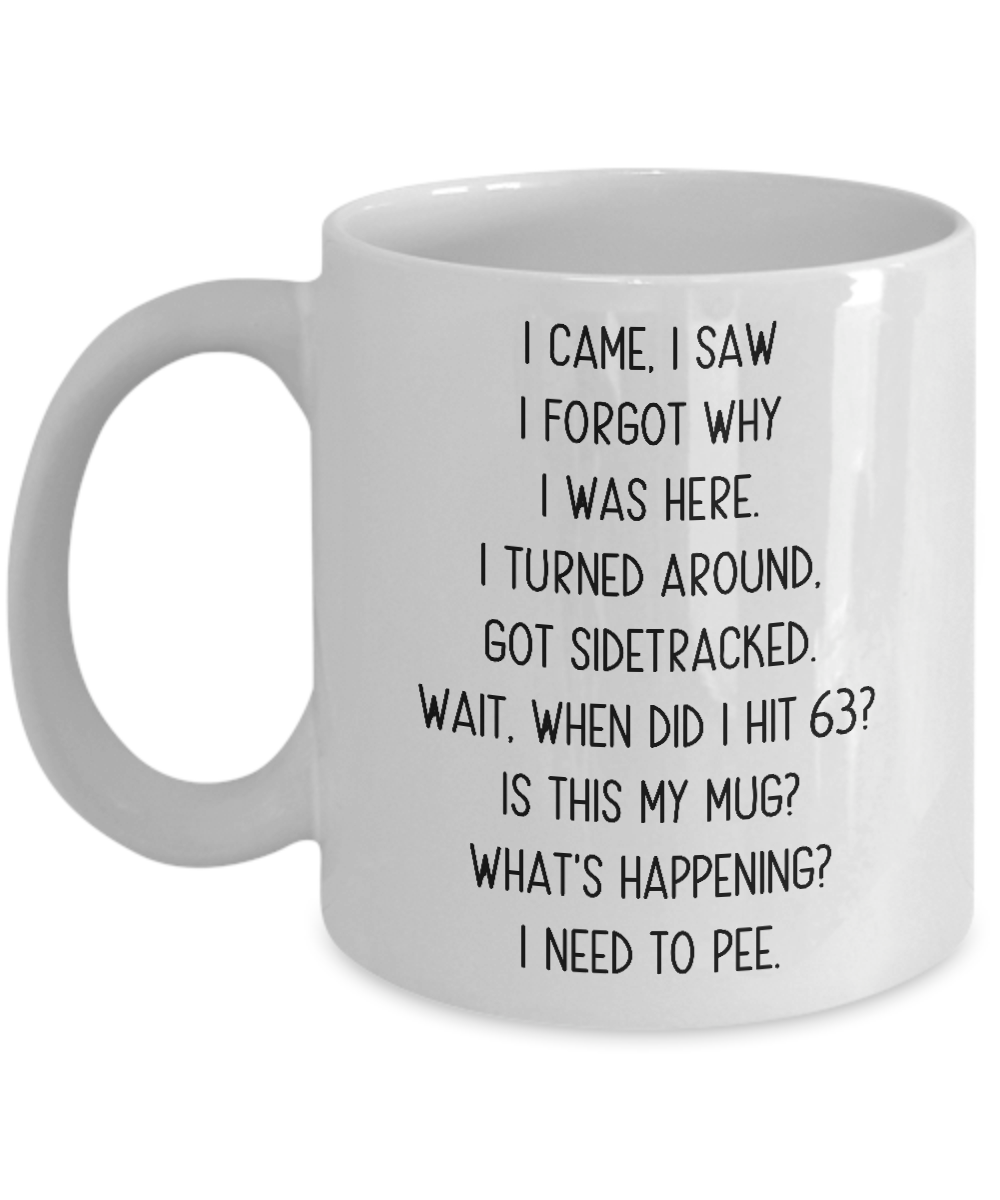 63 Years old Birthday Coffee Mug, Gift for 63rd Birthday, Special Birthday Novelty Gag Present