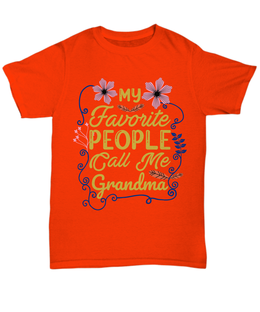 My Favorite People Personalized Grandma Shirt