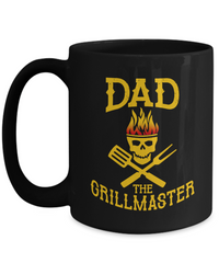 Load image into Gallery viewer, Grillmaster Funny Black Coffee Mug, Father&#39;s Day, Birthday Gifts
