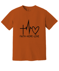 Load image into Gallery viewer, Faith Hope Love Shirt, Religious Gifts
